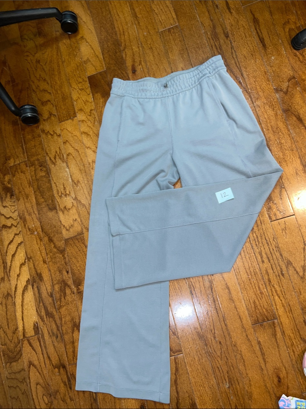 85. Lululemon Ribbed Softstreme Mid-Rise Pant 32" Belgian Blue - Picture 13 of 13